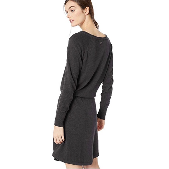prAna Leigh Dress- Black Heather - Picture 3 of 8